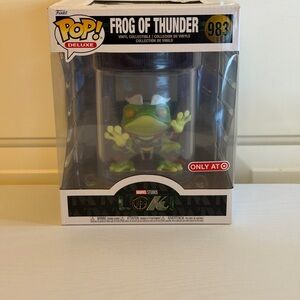 Funko Pop! Deluxe Frog of Thunder Action Figure - Green and Black